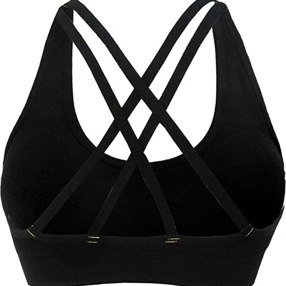 AKAMC 3 Pack Med Support Cross Back Wire Fee Removable Cups Sport Bras A193-75 - Picture 4 of 10